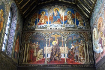 Catholic Values Represented by Frescos in Chapel